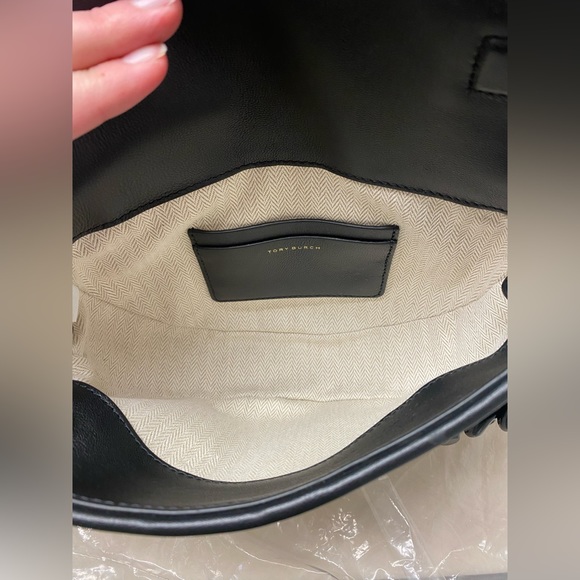 NWT Tory Burch Fleming Mini Crescent Shoulder Bag - Picture 7 of 12